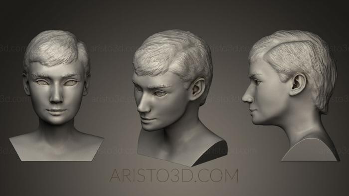 Busts and bas-reliefs of famous people (BUSTC_0037) 3D model for CNC machine
